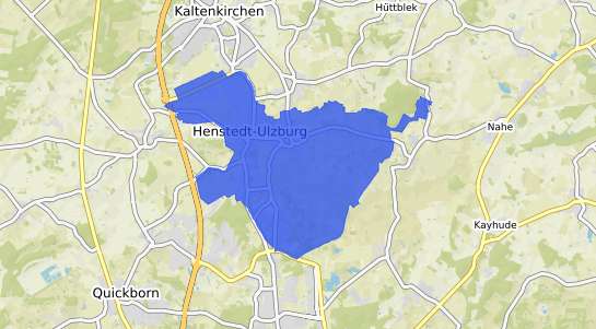 Bodenrichtwertkarte Henstedt Ulzburg